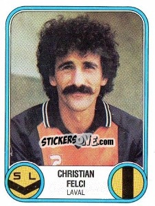 Figurina Christian Felci - Football France 1982-1983 - Panini
