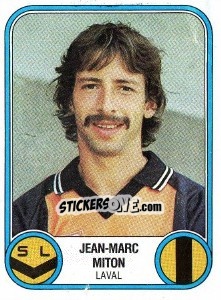 Sticker Jean-Marc Miton - Football France 1982-1983 - Panini