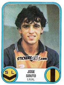 Sticker Jose Souto - Football France 1982-1983 n. 83 - Panini