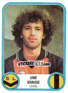 Sticker Uwe Krause - Football France 1982-1983 - Panini