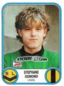 Cromo Stephane Osmond - Football France 1982-1983 - Panini