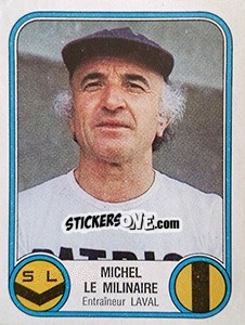 Cromo Michel Le Milinaire - Football France 1982-1983 - Panini