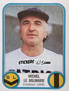 Sticker Michel Le Milinaire - Football France 1982-1983 n. 90 - Panini