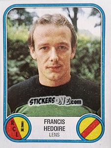 Sticker Francis Hedoire - Football France 1982-1983 - Panini