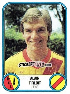 Figurina Alain Tirloit - Football France 1982-1983 - Panini