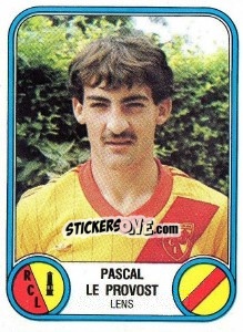 Sticker Pascal Le Provost - Football France 1982-1983 - Panini