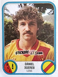 Cromo Daniel Xuereb - Football France 1982-1983 - Panini