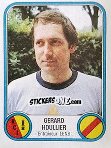 Cromo Gerard Houllier - Football France 1982-1983 - Panini