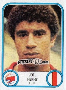 Figurina Joel Henry - Football France 1982-1983 - Panini