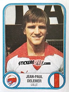 Sticker Jean-Paul Delemer - Football France 1982-1983 - Panini
