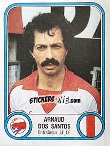 Sticker Arnaud Dos Santos - Football France 1982-1983 - Panini