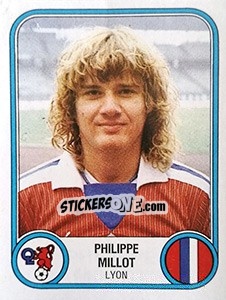 Sticker Philippe Millot - Football France 1982-1983 - Panini