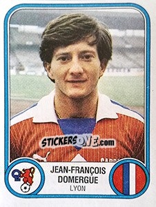 Figurina Jean-Francois Domergue - Football France 1982-1983 n. 134 - Panini