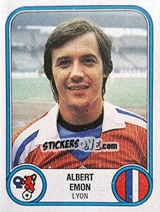 Figurina Albert Emon - Football France 1982-1983 - Panini