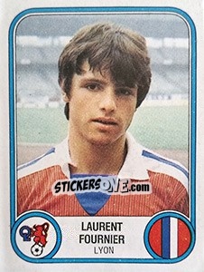 Cromo Laurent Fournier - Football France 1982-1983 - Panini