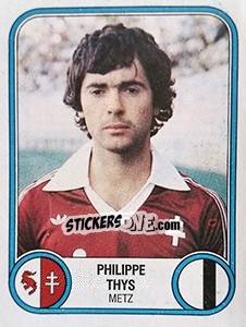 Sticker Philippe Thys - Football France 1982-1983 n. 149 - Panini