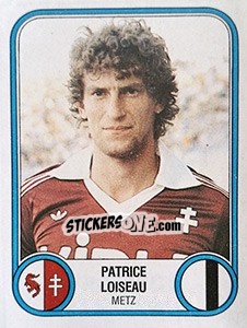 Figurina Patrice Loiseau - Football France 1982-1983 - Panini