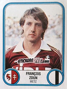 Cromo Francois Zdun - Football France 1982-1983 n. 152 - Panini