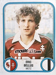 Cromo Eric Bellus - Football France 1982-1983 - Panini