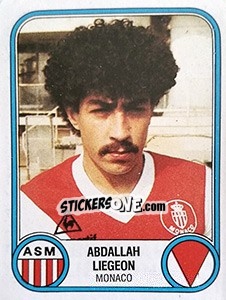 Sticker Abdallah Liegeon - Football France 1982-1983 n. 167 - Panini