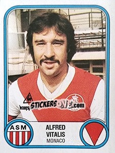 Sticker Alfred Vitalis - Football France 1982-1983 - Panini