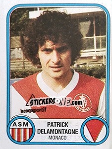 Sticker Patrick Delamontagne - Football France 1982-1983 - Panini
