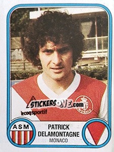 Cromo Patrick Delamontagne - Football France 1982-1983 n. 176 - Panini