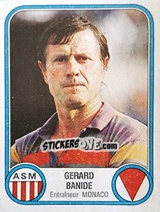 Cromo Gerard Bandie - Football France 1982-1983 - Panini
