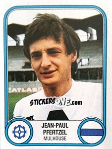 Sticker Jean-Paul Pfertzel - Football France 1982-1983 - Panini