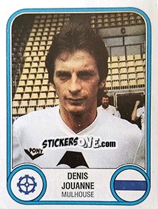 Cromo Denis Jouanne - Football France 1982-1983 n. 188 - Panini