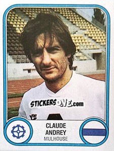Sticker Claude Andrey - Football France 1982-1983 n. 189 - Panini
