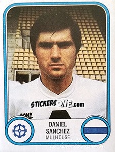 Sticker Daniel Sanchez - Football France 1982-1983 - Panini