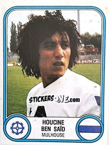 Sticker Houcine Ben Said - Football France 1982-1983 n. 192 - Panini