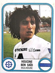 Figurina Houcine Ben Said - Football France 1982-1983 - Panini