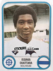 Sticker Issiaka Ouattara - Football France 1982-1983 - Panini