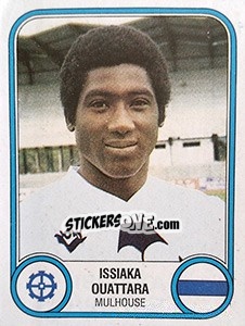 Cromo Issiaka Ouattara - Football France 1982-1983 n. 193 - Panini