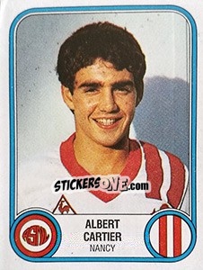 Sticker Albert Cartier - Football France 1982-1983 n. 203 - Panini