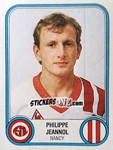Cromo Philippe Jeannol - Football France 1982-1983 - Panini