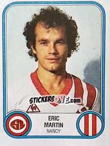 Sticker Eric Martin - Football France 1982-1983 n. 207 - Panini