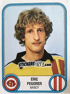 Sticker Eric Pegorer - Football France 1982-1983 - Panini