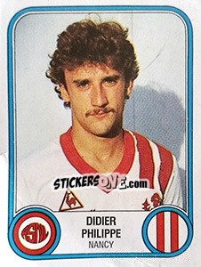 Figurina Didier Philippe - Football France 1982-1983 - Panini