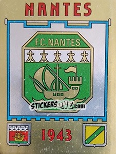 Sticker Ecusson - Football France 1982-1983 n. 217 - Panini
