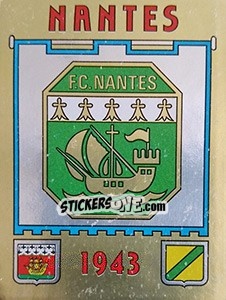 Sticker Ecusson - Football France 1982-1983 - Panini