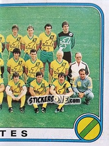 Sticker Equipe - Football France 1982-1983 - Panini