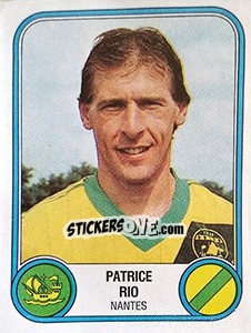 Sticker Patrice Rio - Football France 1982-1983 n. 222 - Panini