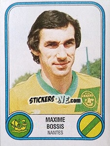 Cromo Maxime Bossis - Football France 1982-1983 - Panini