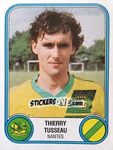 Sticker Thierry Tusseau - Football France 1982-1983 - Panini