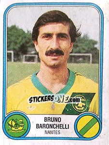 Figurina Bruno Baronchelli - Football France 1982-1983 - Panini