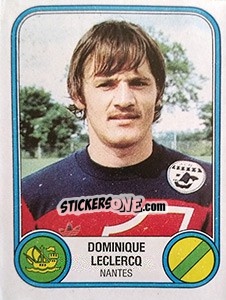 Cromo Dominique Leclercq - Football France 1982-1983 - Panini