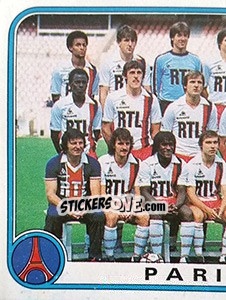 Cromo Equipe - Football France 1982-1983 - Panini